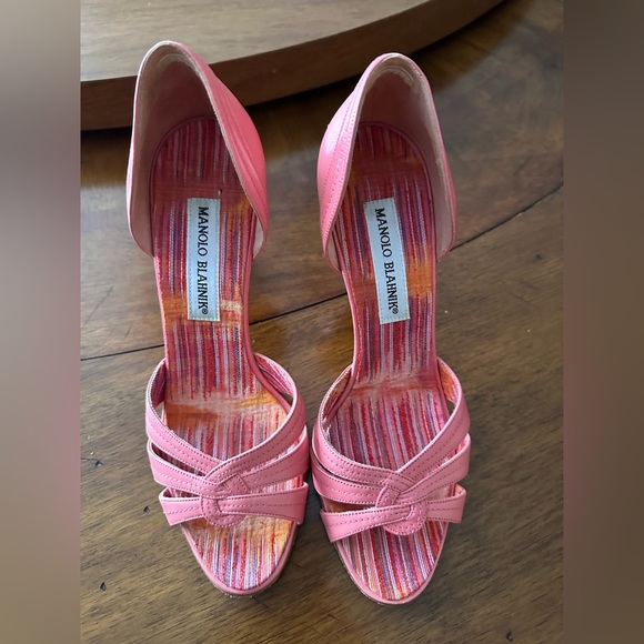 Manolo Blahnik high heel sandal size 36.5 - Picture 6 of 6